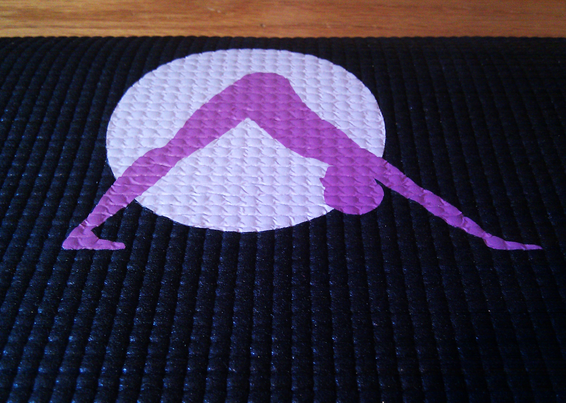  AURORAE Classic/Printed Extra Thick and Long Yoga Mat. Slip  Free Rosin included : Sports & Outdoors