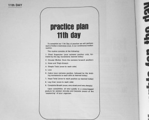 Richard Hittleman Yoga practice plan