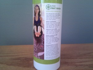 Gaiam Yoga Mat Spray back