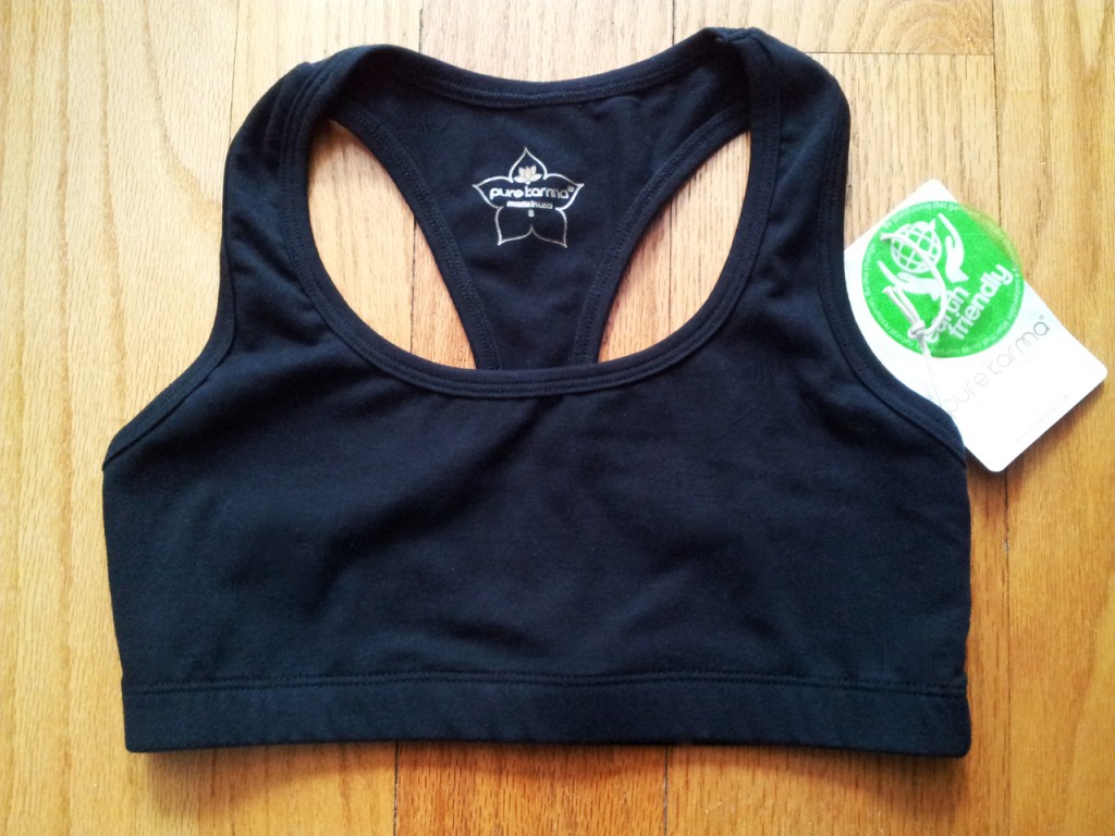 organic sports bra