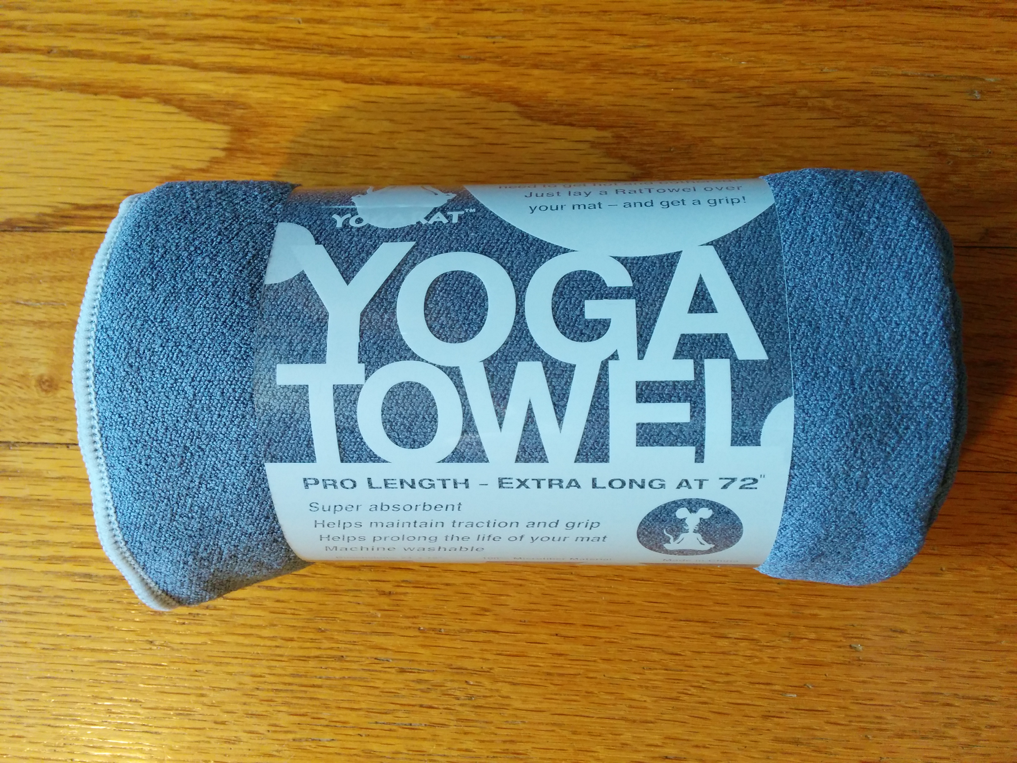 Yogitoes Yoga Mat Towel - Lightweight, Quick Drying Microfiber