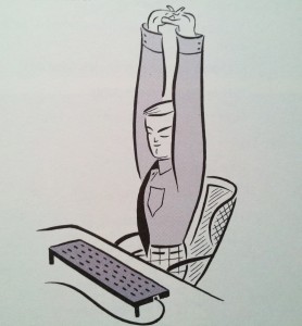 office-yoga-poses-desk