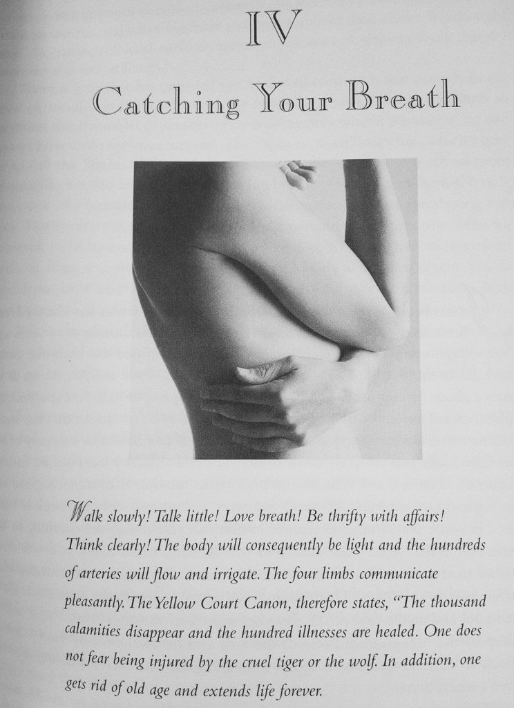 Breathing book catching yoru breath